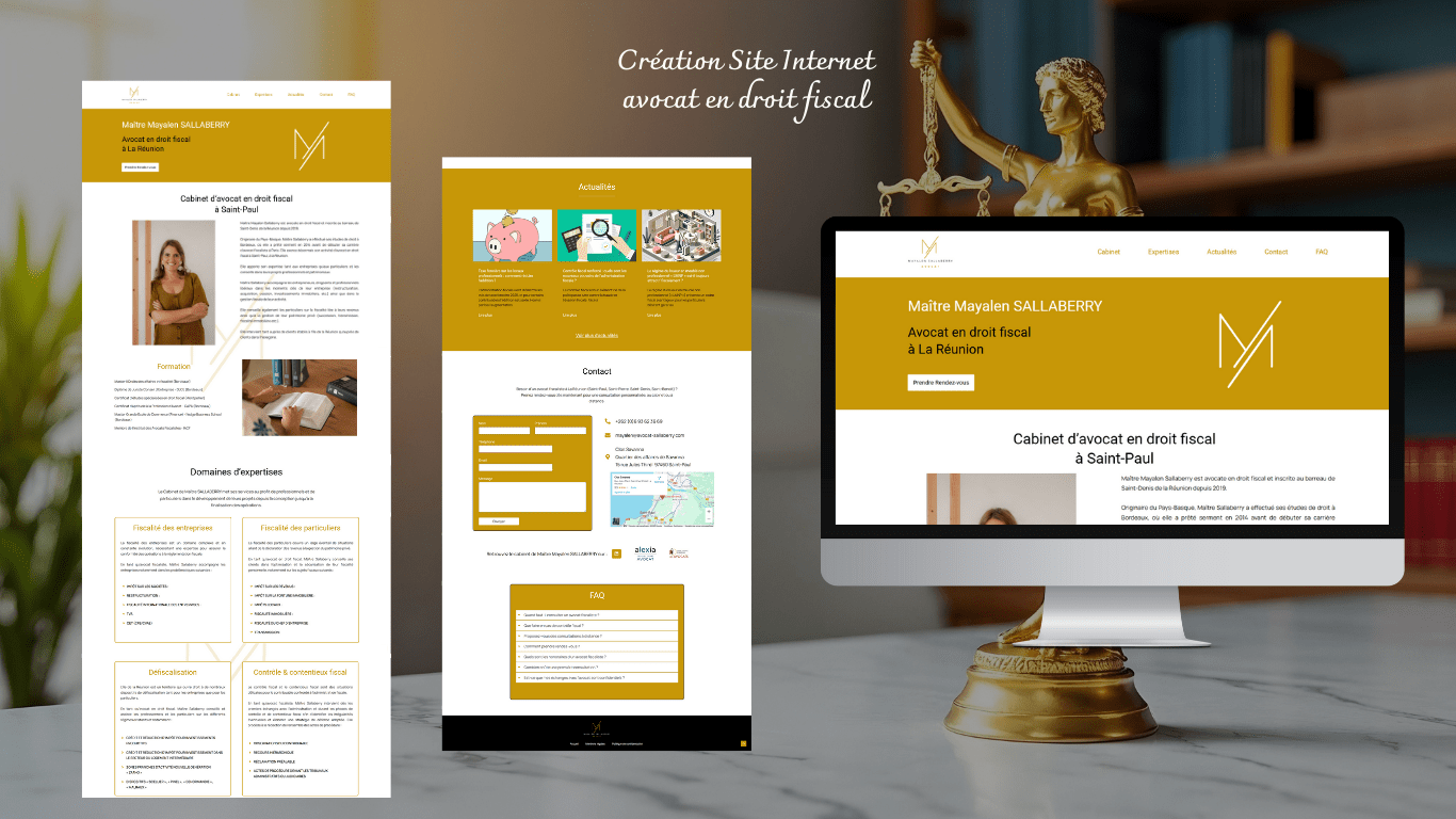 Création du site internet sallaberry-avocat.com